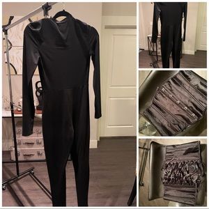 Black Bodysuit w Corset